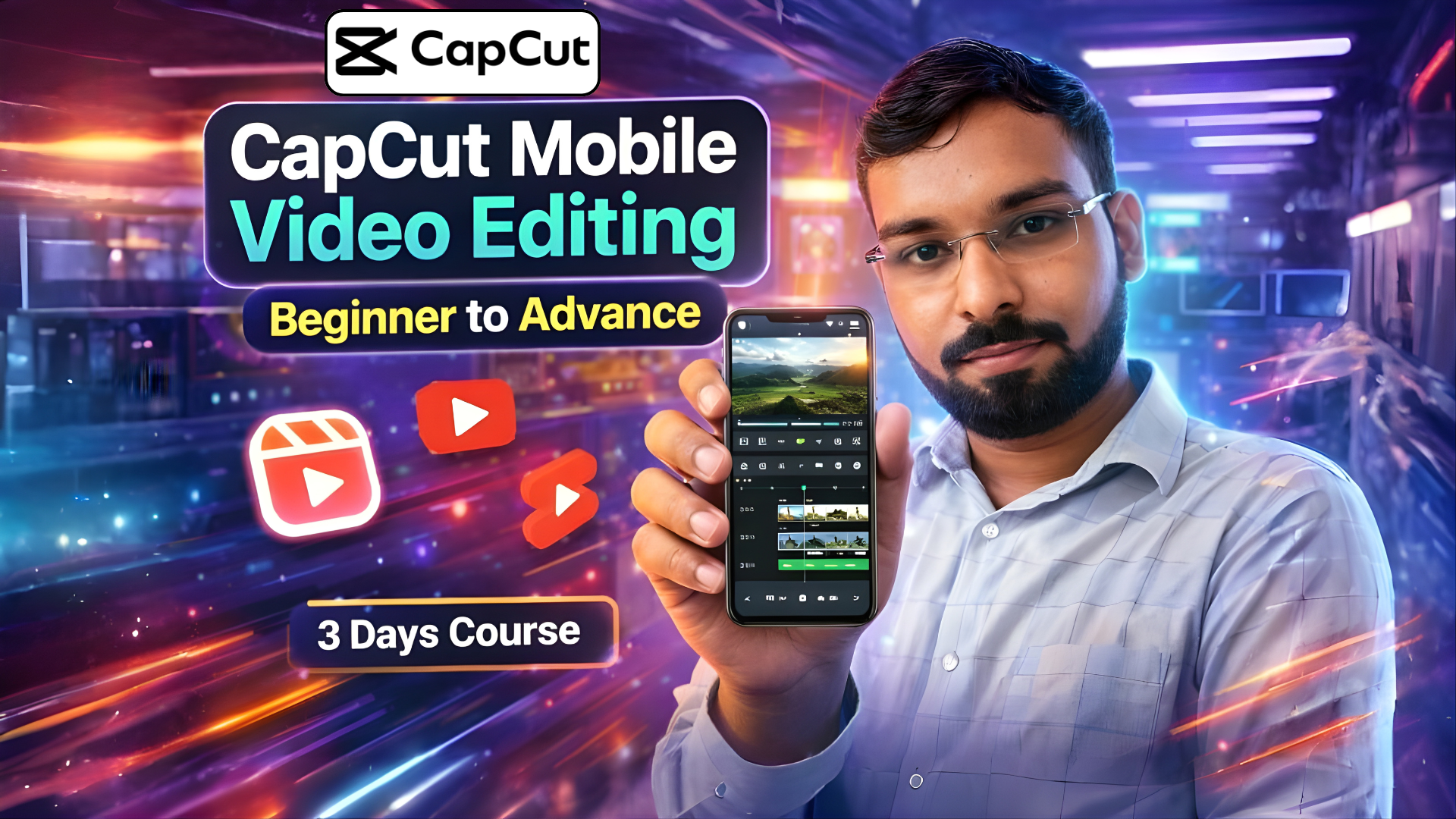 CapCut Mobile Video Editing Course – Beginner to Advance