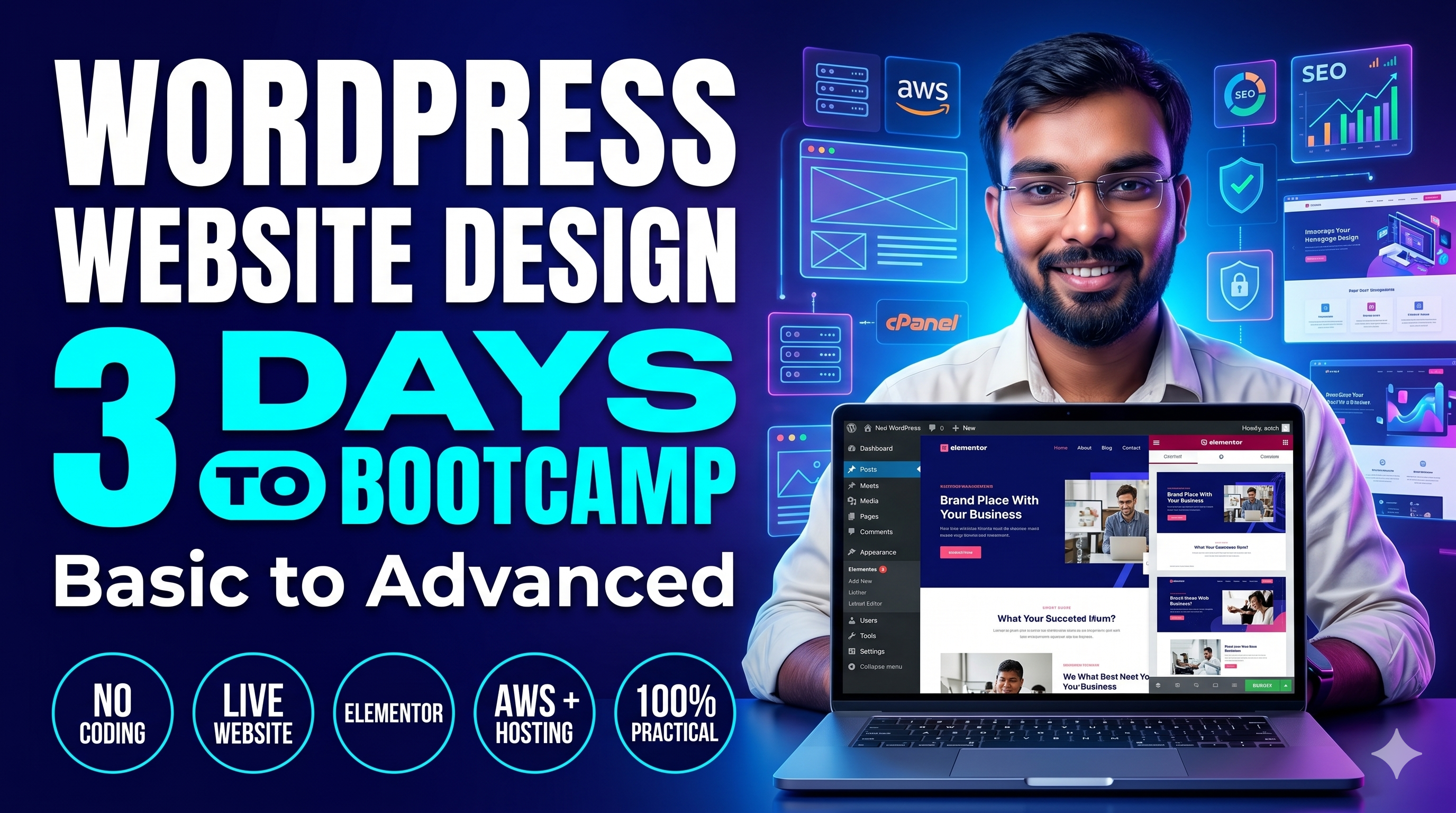 Website Design Using  WordPressï¿½ 3 Days (Basic to Advanced) Thumbnail