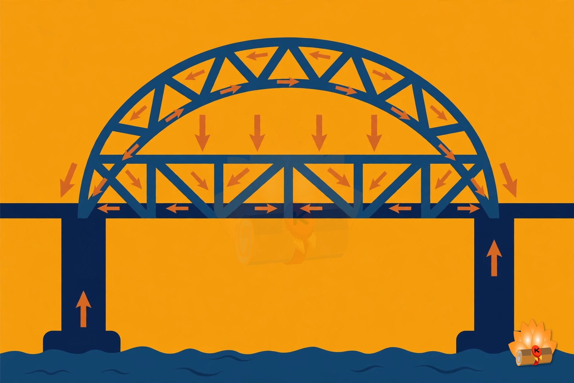 A steel roof truss, a dam cross-section and a portal frame, with a Mohr's circle diagram and bending moment diagrams