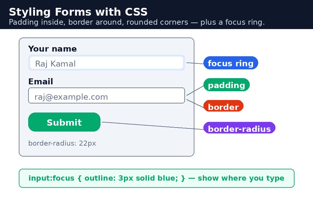 Diagram: CSS Forms