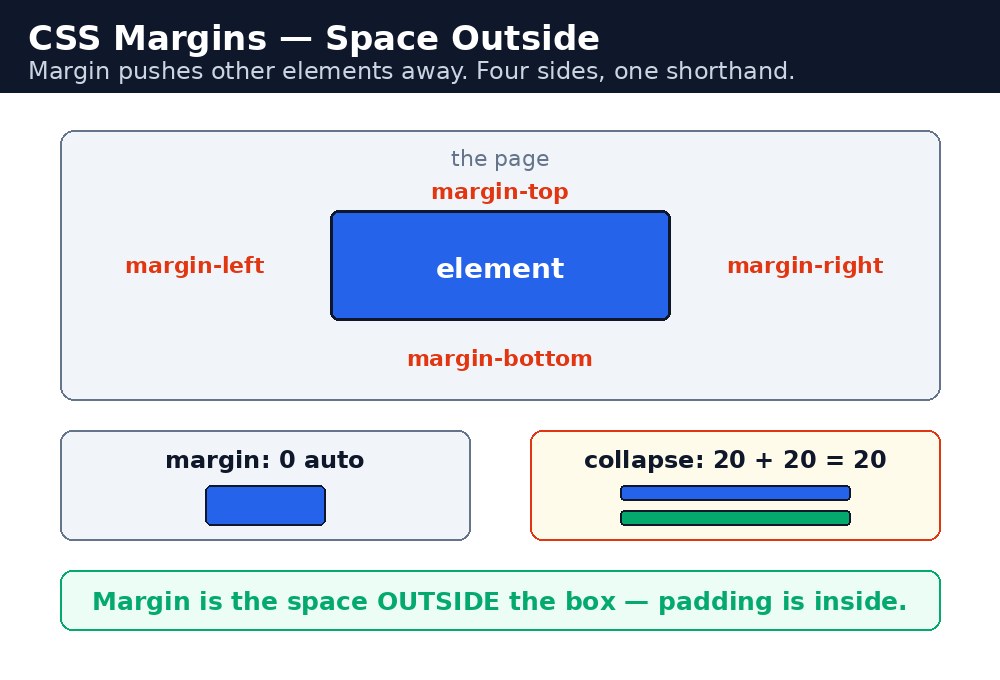 Diagram: CSS Margins