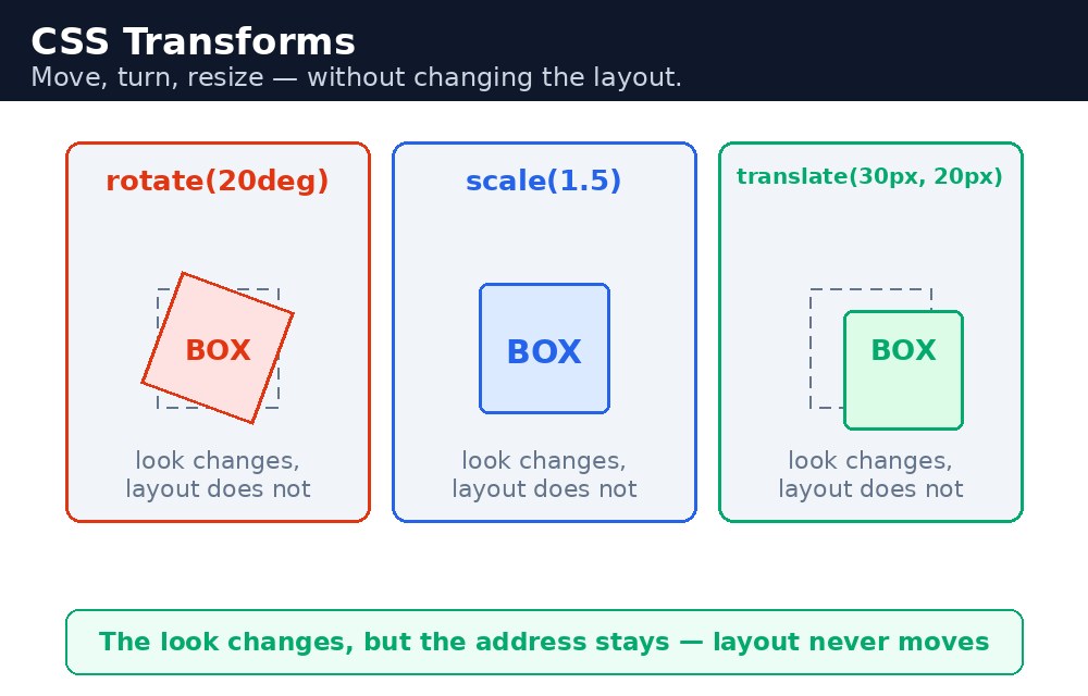 Diagram: CSS Transforms