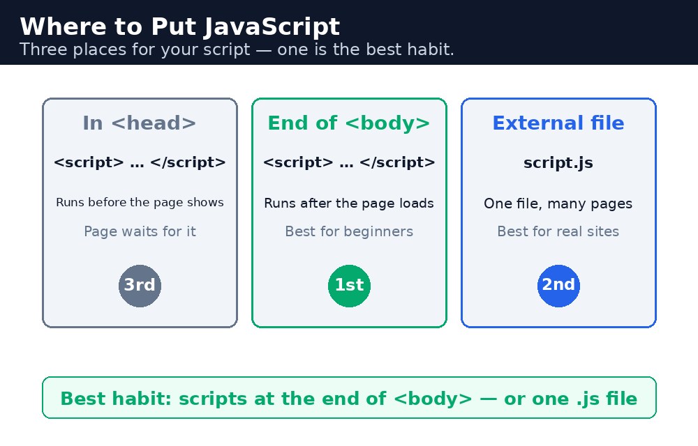 Diagram: JavaScript Where To