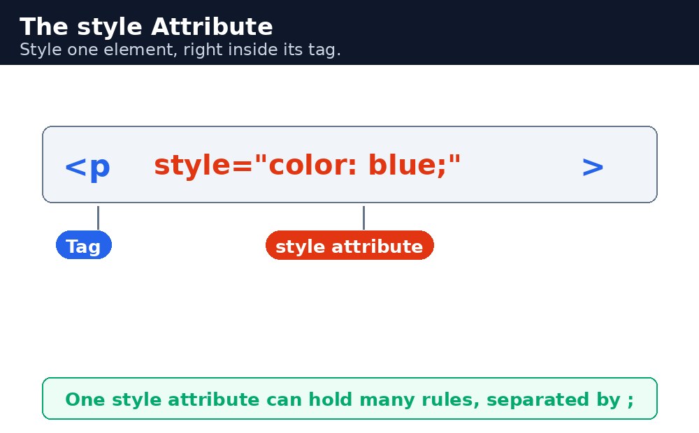 Infographic: style attribute