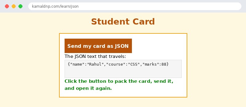 Output of JavaScript JSON